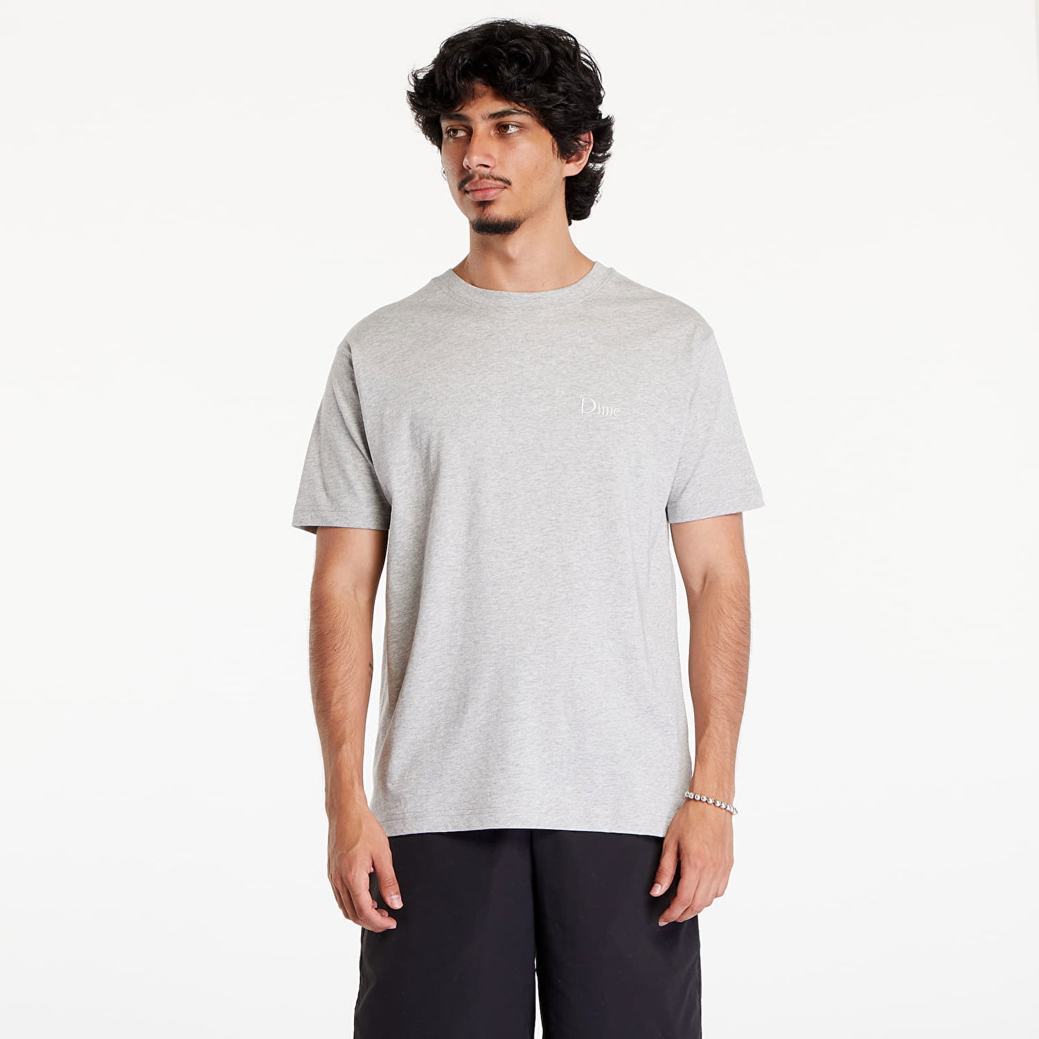 Tričko Dime Classic Small Logo T-Shirt Heather Gray Šedá | DIMESU2417GRY, 0