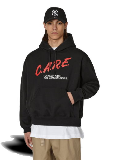 Mikina The Salvages C.A.R.E. Hooded Sweatshirt Čierna | SS230632BLK BLACK