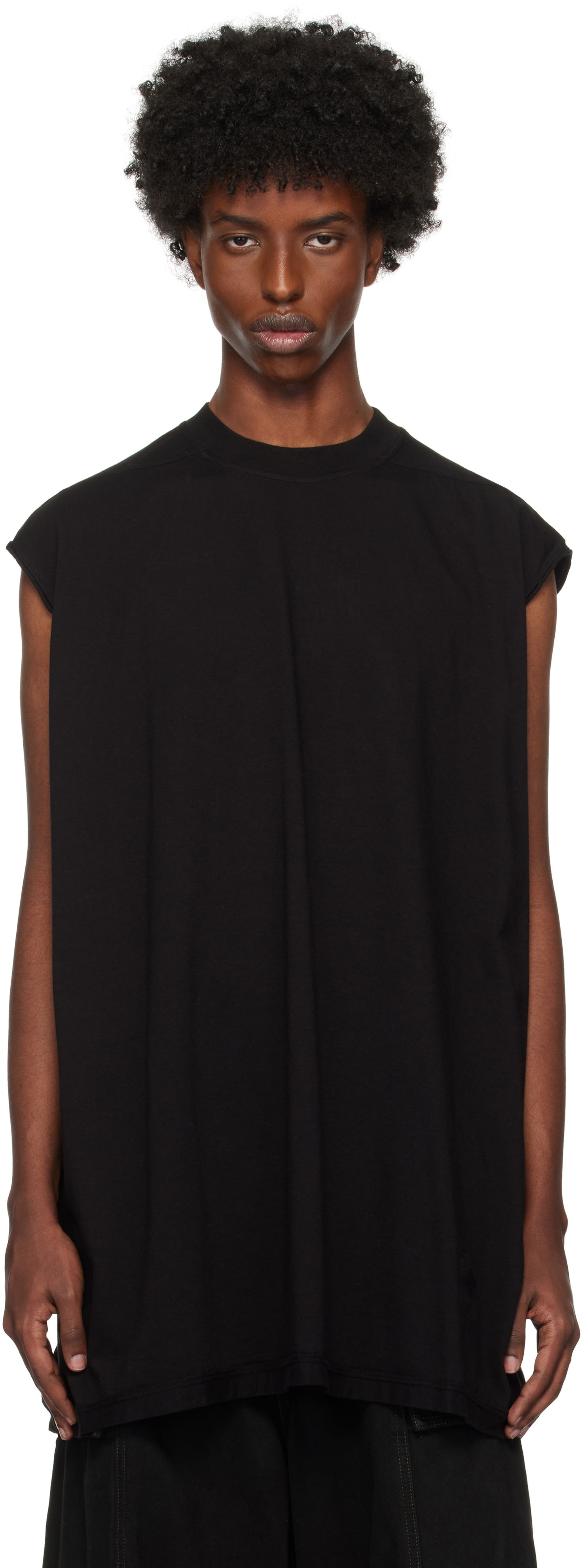 Tričko Rick Owens Tarp T-shirt Čierna | DU02D2158 RN, 0