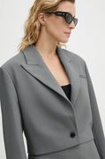 Single-Button Cropped Blazer