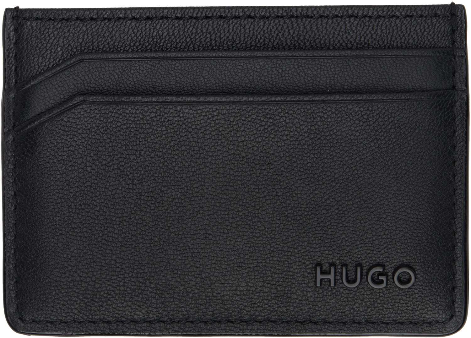 Peňaženka BOSS Goatskin Card Holder Čierna | 50536063, 0