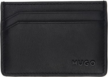 Peňaženka BOSS Goatskin Card Holder Čierna | 50536063, 0