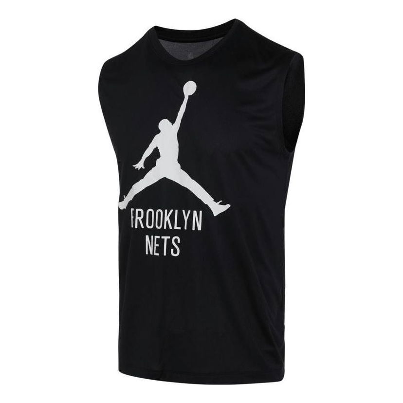 Tielko Jordan Jordan NBA Logo Vest Brooklyn Nets Čierna | FQ1955-010