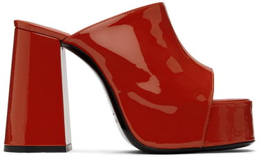 Starostlivosť o obuv BY FAR BY FAR Brad Heeled Sandals Červená | 23PFBRAMBUGP, 0