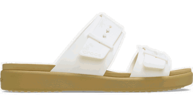 Tenisky a topánky Crocs Brooklyn Buckle Low Sandals Biela | 211215-00O, 0