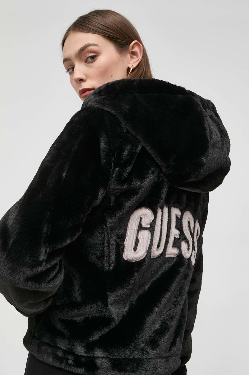 Bomber bunda GUESS Theoline Čierna | W2BL22.WETP0, 0