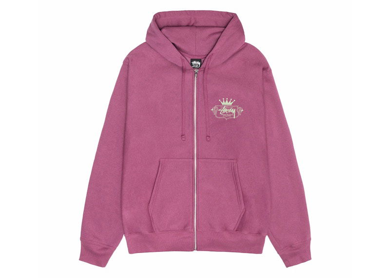 Mikina Stüssy Stussy Zip Hoodie Šedá | 1975028, 1