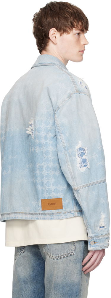 Bunda AMIRI AMIRI Repair Work Denim Jacket Modrá | AMDNWJ1014, 2