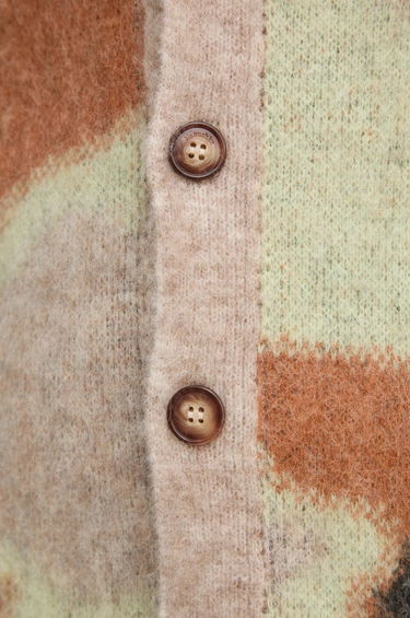 Sveter Nanushka NESSIN Abstract Print Cardigan Hnedá | NM24FWSW01017, 4