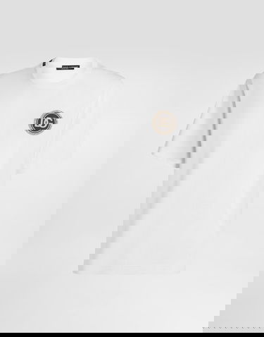 Tričko Dolce & Gabbana Cotton T-shirt With Patch Physical Education Training Biela | G8PN9ZG7PZFW0800, 0