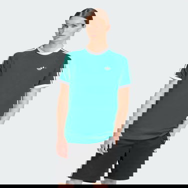 Tričko adidas Performance 3 Stripes Short Sleeve T-Shirt Zelené | KE3534, 0