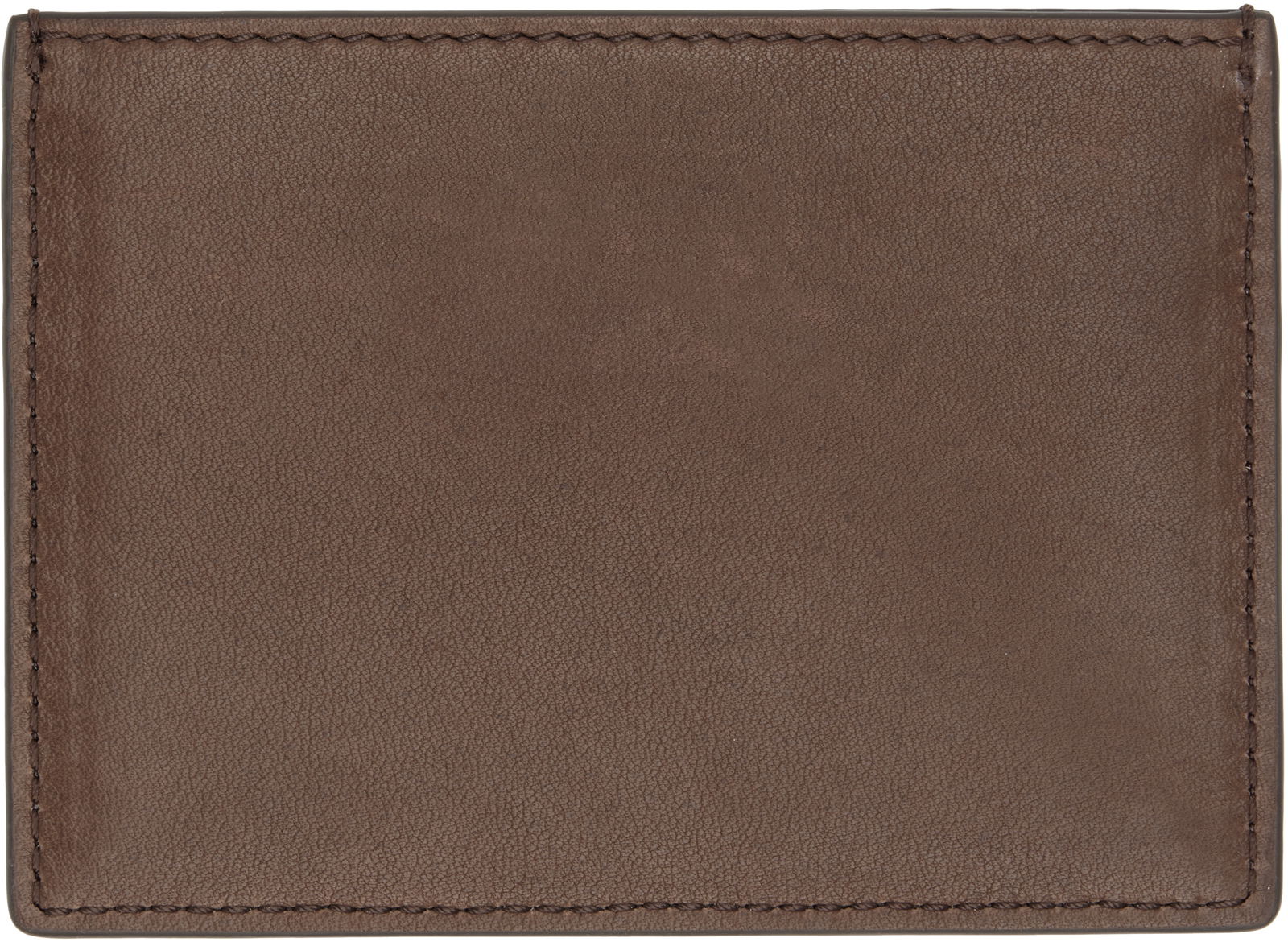 Thom Browne Soft Calf Leather Single Card Holder