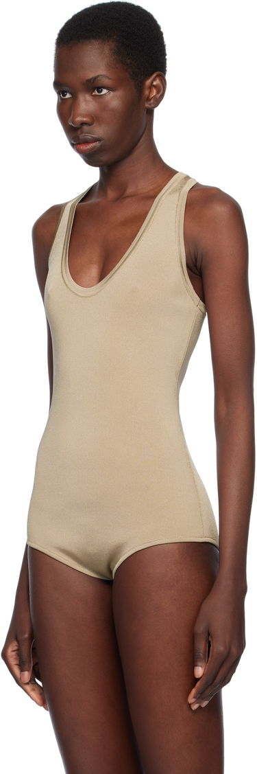 Tielko FERRAGAMO Ferragamo Knitted Bodysuit Béžová | 783140, 3
