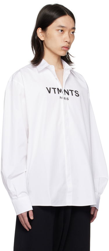 Košeľa VETEMENTS Graphic Print Shirt Biela | VL22SH300W, 1