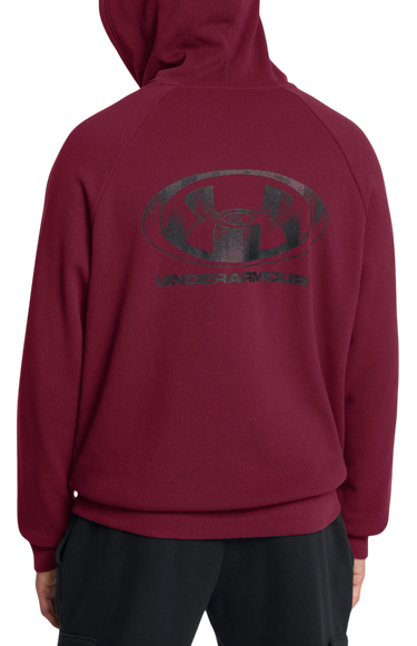 Mikina Under Armour Under Armour Rival Fleece Textured Hoodie Vínová | 1389428-625, 2