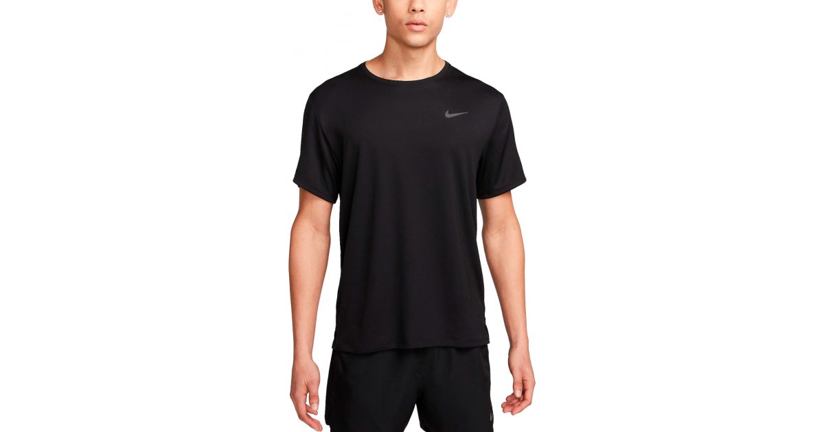 Tričko Nike Tee Dri-FIT UV Miler Čierna | dv9315-010, 1