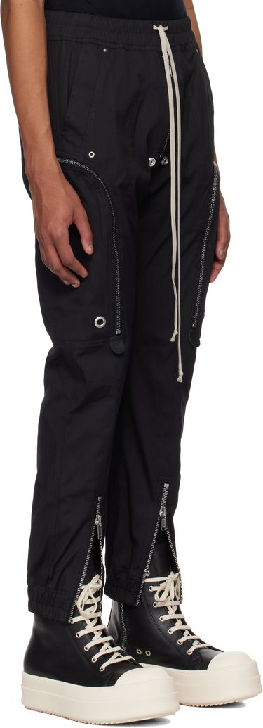 Cargo nohavice Rick Owens Rick Owens Hollywood Bauhaus Cargo Pants Čierna | RU01E5377 TE, 1
