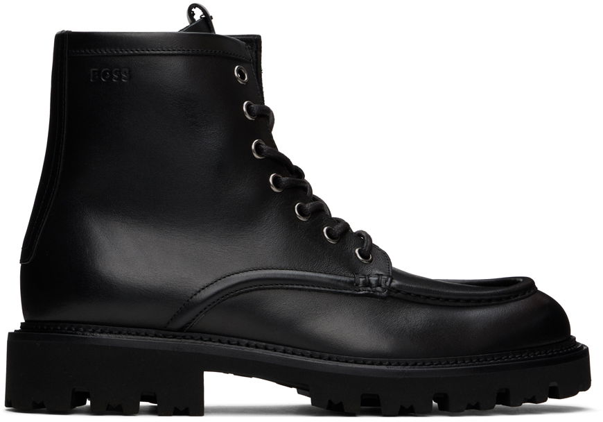 Tenisky a topánky BOSS Leather Boots Čierna | 50529268, 0