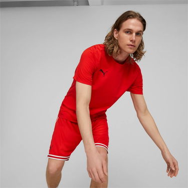 Tričko Puma Hoops Team Drycell Short Sleeve T-shirt Červená | 676643-04, 3