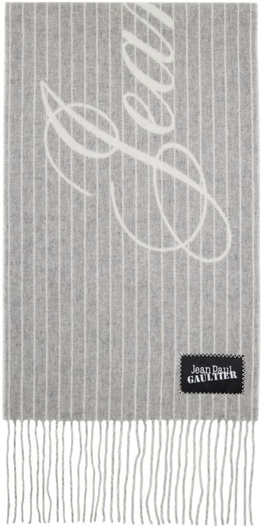 Šál Jean Paul Gaultier Striped Scarf Šedá | 24/30-U-EC038P-C551-0201, 0