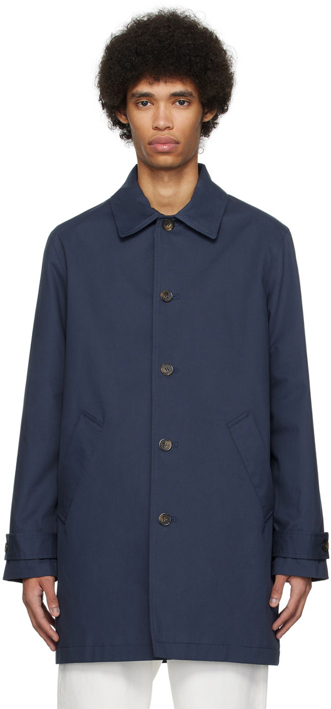 Kabáty A.P.C. Victor Coat Navy | COGXS-H01420, 0