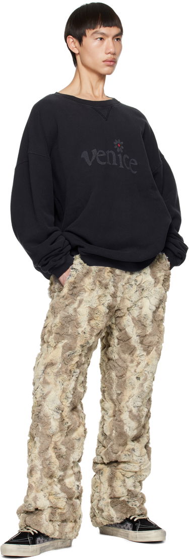 Mikina ERL 'Venice' Print Sweatshirt Čierna | ERL06T037, 3
