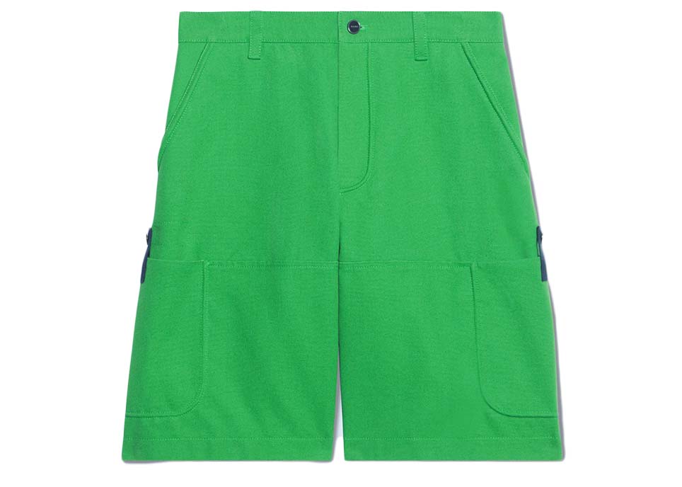 Šortky Jacquemus Le Giardino Workwear Zelené | 225PA010-1047 550, 0