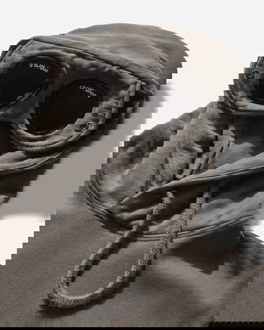 Mikina C.P. Company Slam Jam Diagonal Fleece Brushed Goggle Hoodie Šedá | 19CSSS701A 001, 4