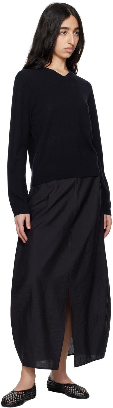 Sveter TOTEME TOTEME Classic V-Neck Sweater Čierna | 252-WRT0432-YA0016, 3