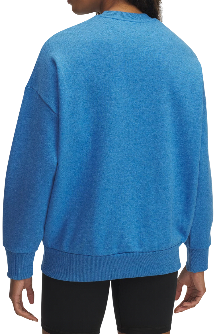 Mikina Under Armour Oversized Rival Fleece Crew Sweatshirt Modrá | 1386463-403, 1