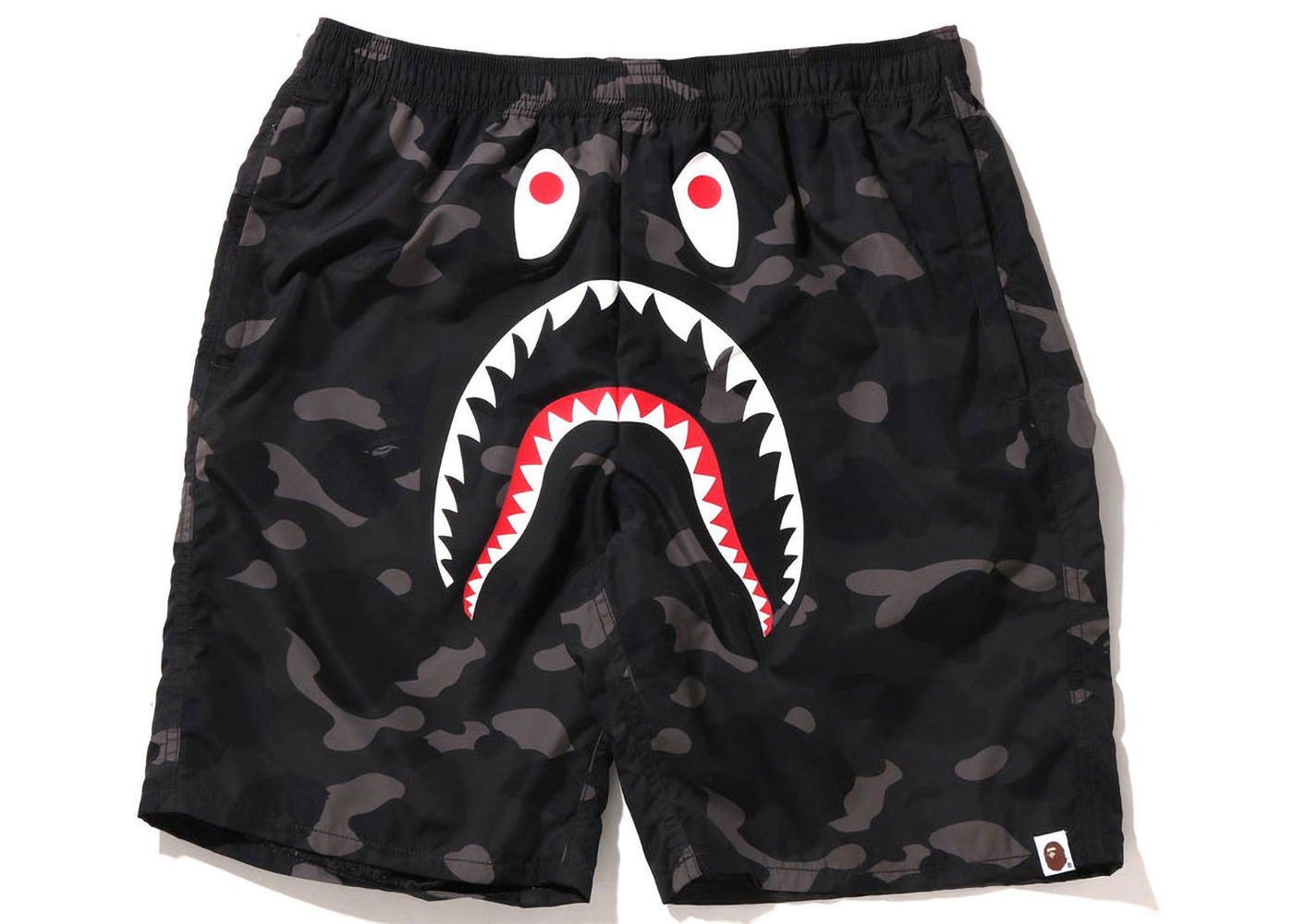 Šortky BAPE Color Camo Shark Beach Shorts Čierna | 1I30-153-016, 0