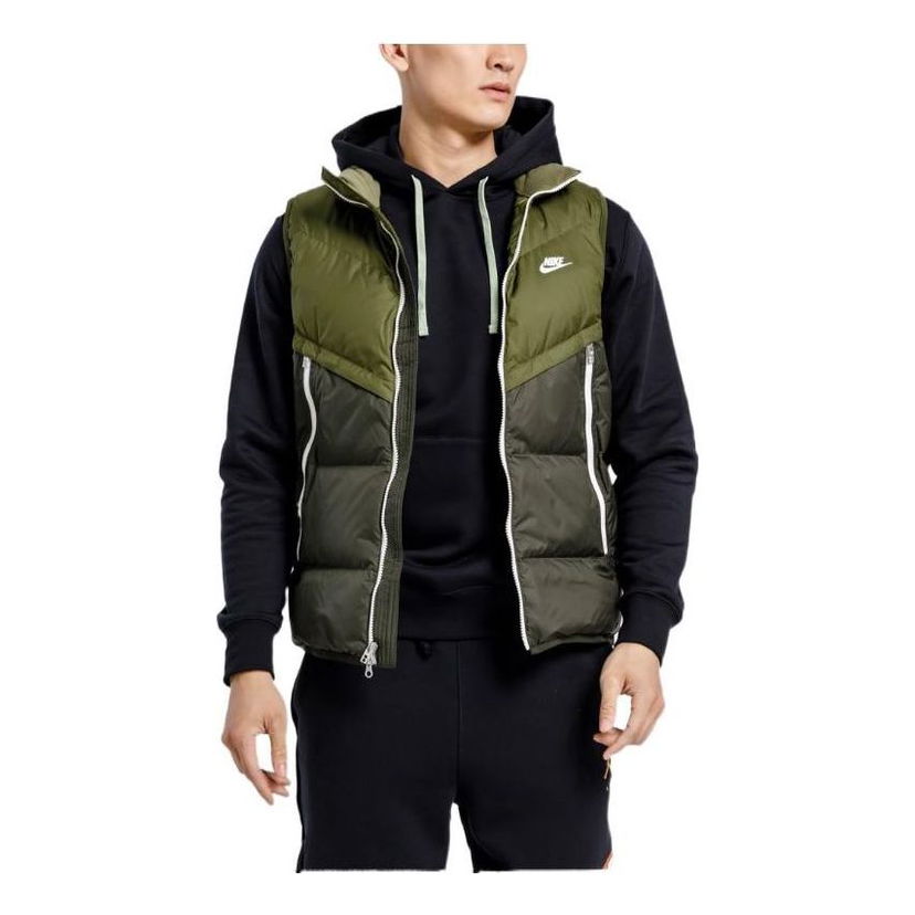 Vesta Nike Sportswear SF Windrunner Vest Zelené | DD6818-326