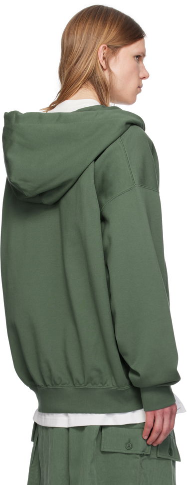 Mikina Y-3 Y-3 FT Zip Hoodie Zelené | JM7840, 2