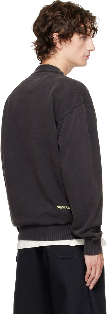 Sveter JW Anderson JW Anderson Garment-Dyed Cardigan Čierna | JW0246-PG1842, 2