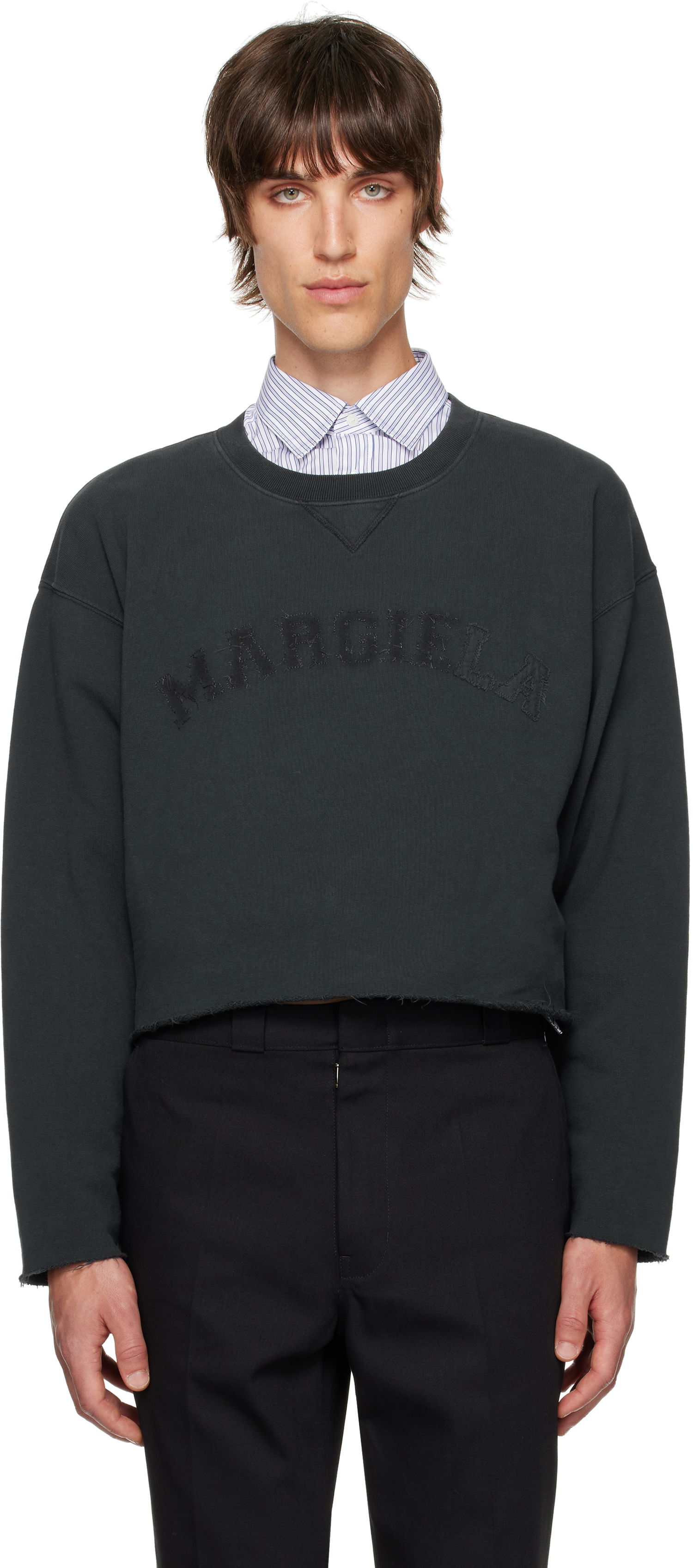 Mikina Maison Margiela Firm Sweatshirt Čierna | S51GU0134 S25570, 0