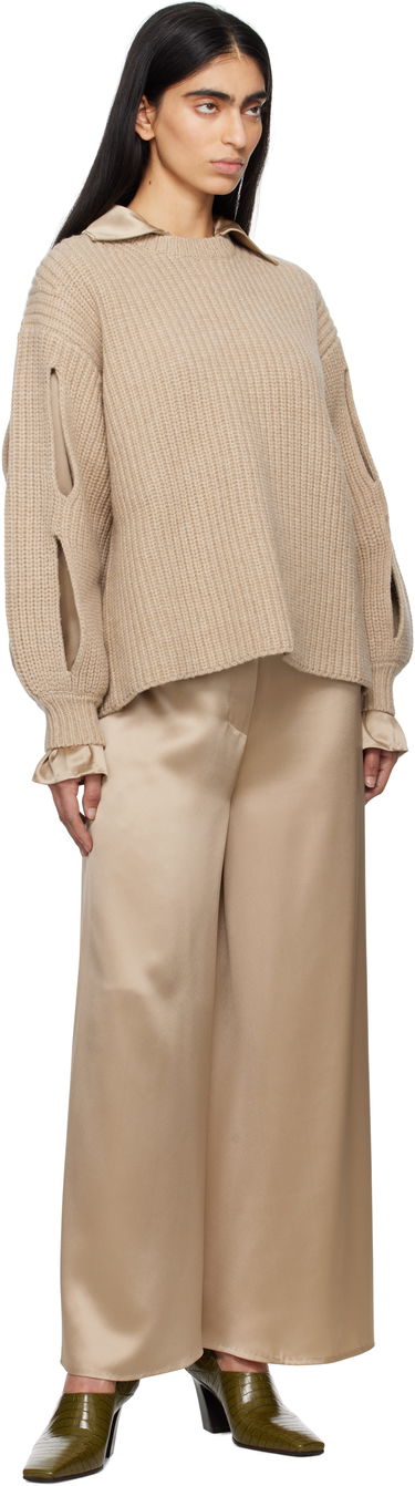 Sveter Nanushka Nanushka Jacint Cutout Detail Sweater Béžová | NW25RSSW11674, 3