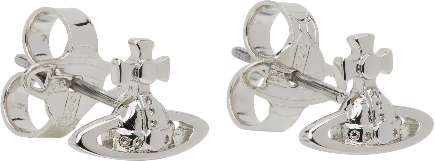 Náušnice Vivienne Westwood Lorelai Stud Earrings Šedá | 62010359-02P019-, 1