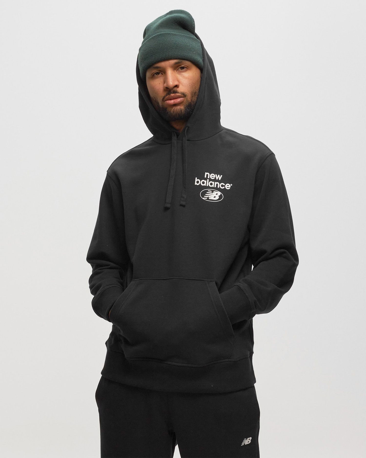 Mikina New Balance Essentials Hoody Čierna | MT31514-BK, 1
