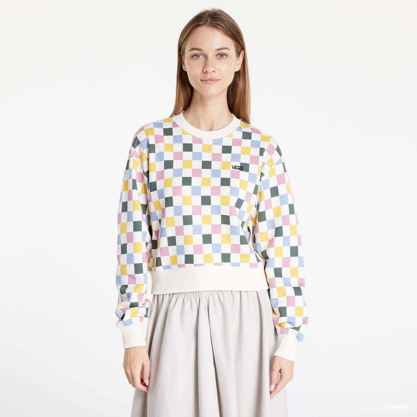 Mikina Vans All Over Crewneck Sweatshirt Rôznofarebný | VN0A7RMHXZP1, 0