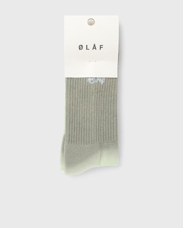 Ponožky ØLÅF Gradient Signature Socks Zelené | A210807-LIGHTSAGE, 1