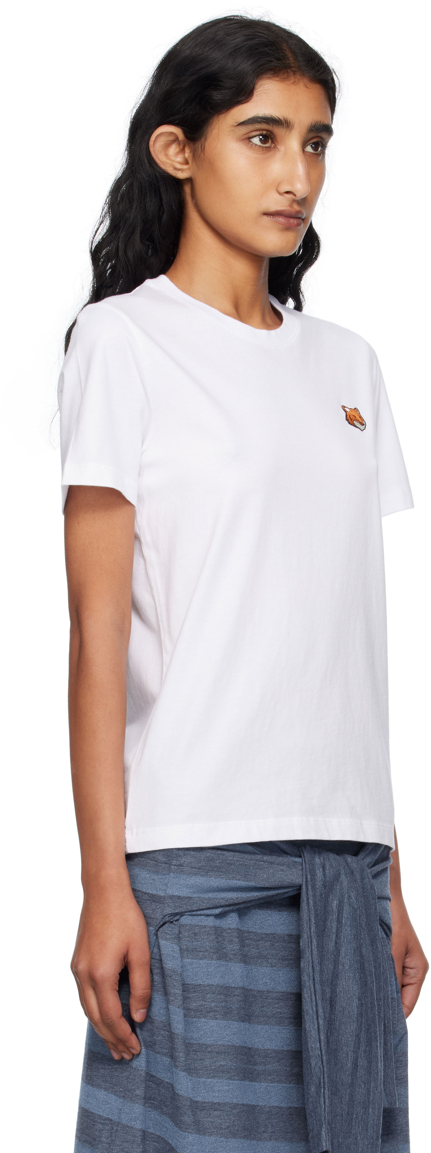 Tričko MAISON KITSUNÉ Maison Kitsuné Fox Head T-Shirt Biela | PW00113KJ7026, 1