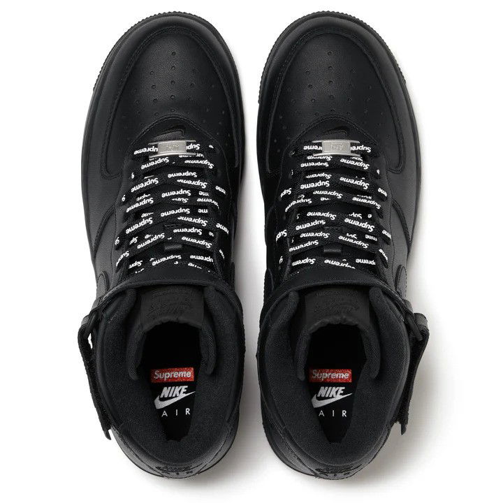 Air Force 1 Mid "Supreme Black"