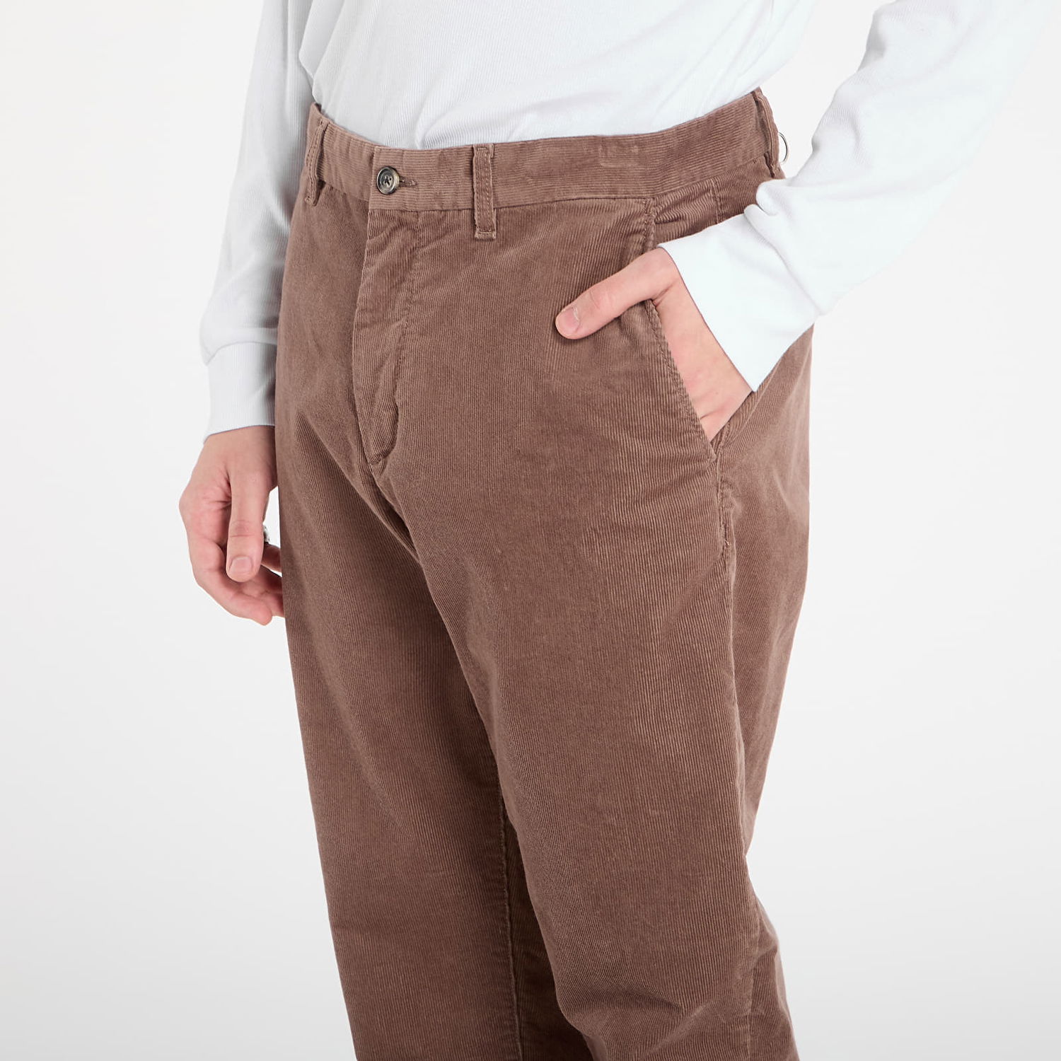 Nohavice Tommy Hilfiger Denton Corduroy Pants Hnedá | MW0MW40267 0F7, 1