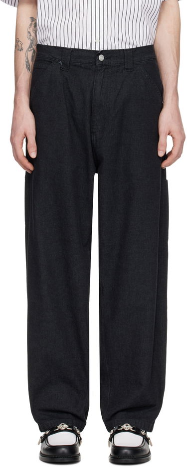 Džínsy Carhartt WIP Single Knee Denim Trousers Čierna | I033338, 0