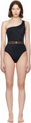Greca Border One-Piece Swimsuit