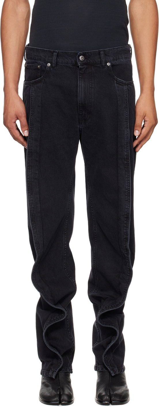 Džínsy Y/PROJECT Black Banana Jeans Čierna | 107PA001, 0