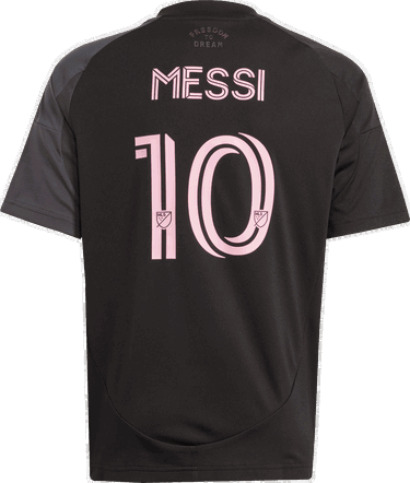 Dres adidas Performance Inter Miami CF 25/26 Messi Youth Away Jersey Čierna | JI6820, 1
