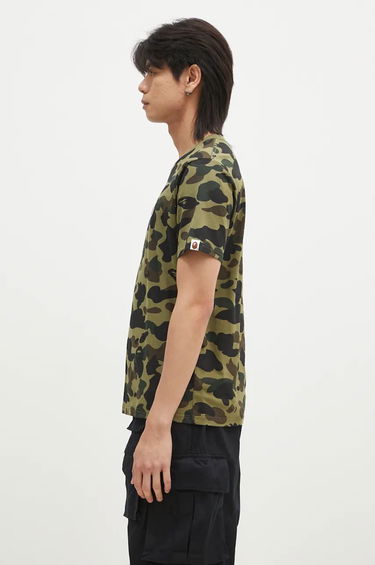 Tričko BAPE 1ST CAMO ONE POINT TEE Zelené | 1K80109006, 1