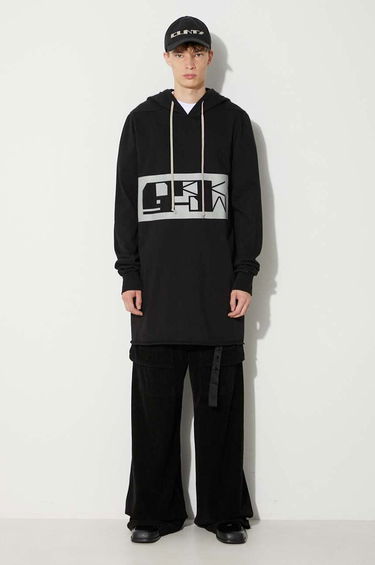 Mikina Rick Owens Printed Hoodie Čierna | DU02C5285.RIGEP2, 1