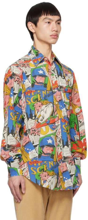 Košeľa ERL Multicolor Comic Print Shirt Rôznofarebný | ERL06B011, 1